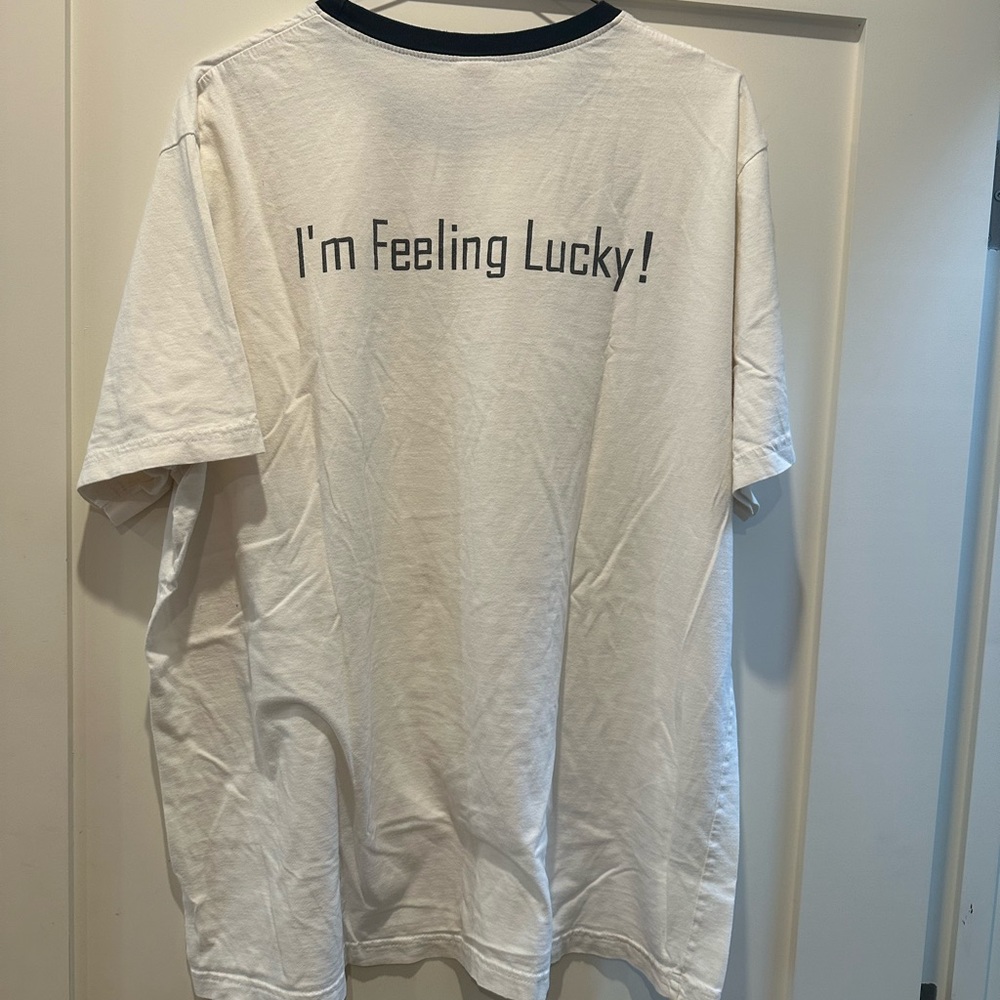 Used. Google Tee shirt. White.